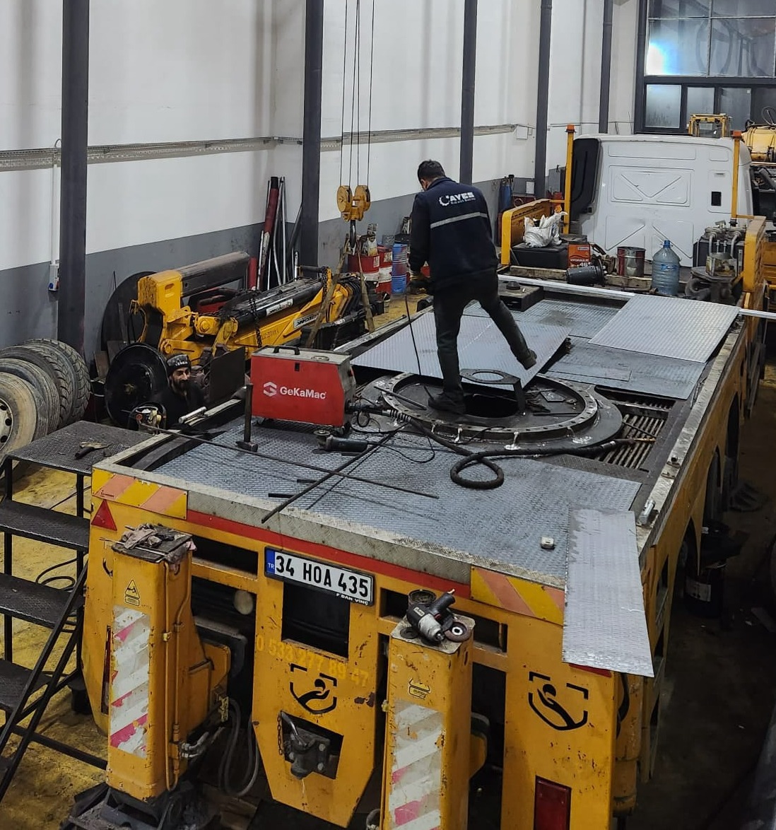 Mobil Vinç Servis Revizyonu | AYES Hidrolik Makina 